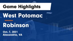 West Potomac  vs Robinson  Game Highlights - Oct. 7, 2021