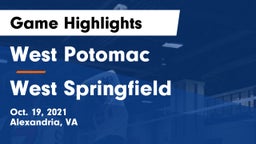 West Potomac  vs West Springfield Game Highlights - Oct. 19, 2021