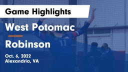 West Potomac  vs Robinson  Game Highlights - Oct. 6, 2022