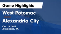 West Potomac  vs Alexandria City  Game Highlights - Oct. 10, 2023