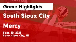 South Sioux City  vs Mercy Game Highlights - Sept. 30, 2023