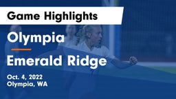 Olympia  vs Emerald Ridge  Game Highlights - Oct. 4, 2022