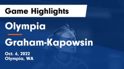 Olympia  vs Graham-Kapowsin  Game Highlights - Oct. 6, 2022