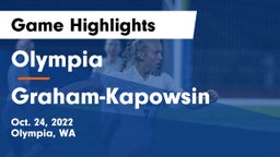 Olympia  vs Graham-Kapowsin  Game Highlights - Oct. 24, 2022