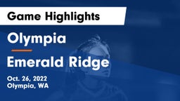 Olympia  vs Emerald Ridge  Game Highlights - Oct. 26, 2022
