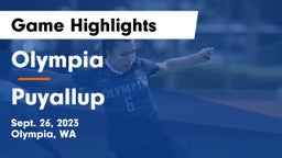 Olympia  vs Puyallup  Game Highlights - Sept. 26, 2023