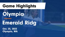 Olympia  vs Emerald Ridg Game Highlights - Oct. 25, 2023