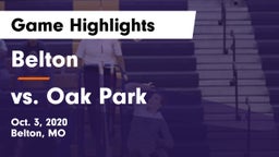 Belton  vs vs. Oak Park Game Highlights - Oct. 3, 2020