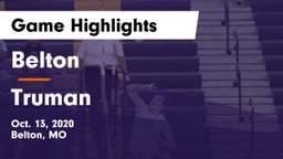 Belton  vs Truman  Game Highlights - Oct. 13, 2020