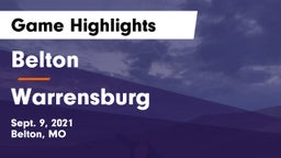 Belton  vs Warrensburg  Game Highlights - Sept. 9, 2021