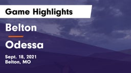 Belton  vs Odessa  Game Highlights - Sept. 18, 2021