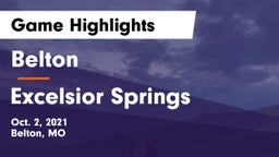 Belton  vs Excelsior Springs  Game Highlights - Oct. 2, 2021
