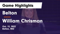 Belton  vs William Chrisman  Game Highlights - Oct. 13, 2022