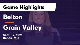 Belton  vs Grain Valley  Game Highlights - Sept. 12, 2023