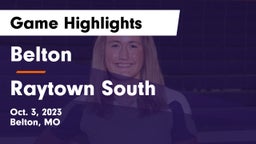 Belton  vs Raytown South  Game Highlights - Oct. 3, 2023