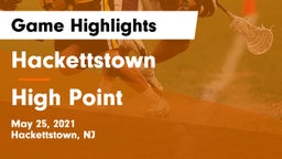 Hackettstown  vs High Point  Game Highlights - May 25, 2021