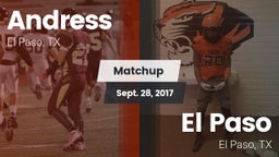 Matchup: Andress  vs. El Paso  2017