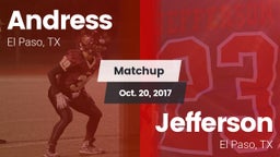 Matchup: Andress  vs. Jefferson  2017