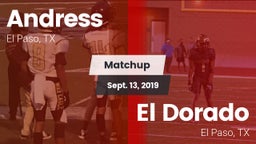 Matchup: Andress  vs. El Dorado  2019