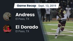 Recap: Andress  vs. El Dorado  2019