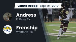 Recap: Andress  vs. Frenship  2019