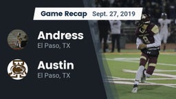 Recap: Andress  vs. Austin  2019