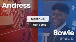 Matchup: Andress  vs. Bowie  2019