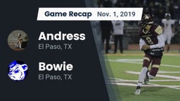 Recap: Andress  vs. Bowie  2019