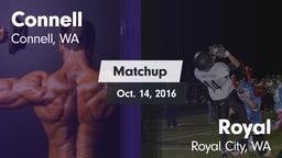 Matchup: Connell  vs. Royal  2016