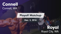Matchup: Connell  vs. Royal  2016