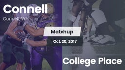 Matchup: Connell  vs. College Place 2017