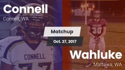 Matchup: Connell  vs. Wahluke  2017