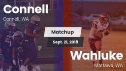 Matchup: Connell  vs. Wahluke  2018