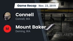 Recap: Connell  vs. Mount Baker  2019