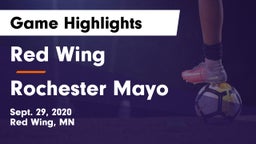 Red Wing  vs Rochester Mayo  Game Highlights - Sept. 29, 2020