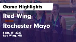 Red Wing  vs Rochester Mayo  Game Highlights - Sept. 15, 2022