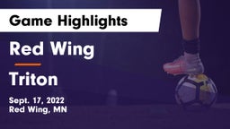 Red Wing  vs Triton  Game Highlights - Sept. 17, 2022