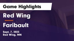 Red Wing  vs Faribault  Game Highlights - Sept. 7, 2023