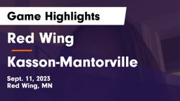 Red Wing  vs Kasson-Mantorville  Game Highlights - Sept. 11, 2023