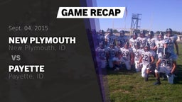 Recap: New Plymouth  vs. Payette  2015