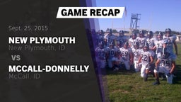 Recap: New Plymouth  vs. McCall-Donnelly  2015