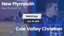 Matchup: New Plymouth High Sc vs. Cole Valley Christian  2016