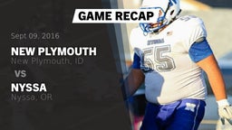 Recap: New Plymouth  vs. Nyssa  2016