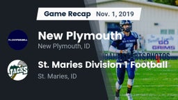 Recap: New Plymouth  vs. St. Maries Division 1 Football 2019