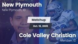Matchup: New Plymouth High Sc vs. Cole Valley Christian  2020