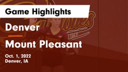 Denver  vs Mount Pleasant  Game Highlights - Oct. 1, 2022
