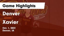 Denver  vs Xavier  Game Highlights - Oct. 1, 2022