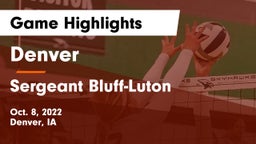 Denver  vs Sergeant Bluff-Luton  Game Highlights - Oct. 8, 2022
