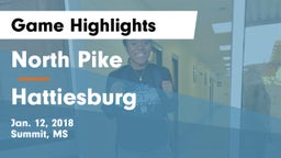 North Pike  vs Hattiesburg  Game Highlights - Jan. 12, 2018