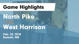 North Pike  vs West Harrison  Game Highlights - Feb. 23, 2018